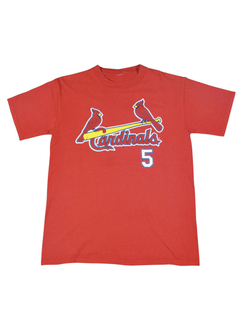 Vintage St. Louis Cardinals Albert Pujols 2005 MLB Baseball Red Shirt Size Large